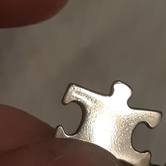 Retired James Avery Leather & Puzzle Piece Bracelet - Picture 16 of 16